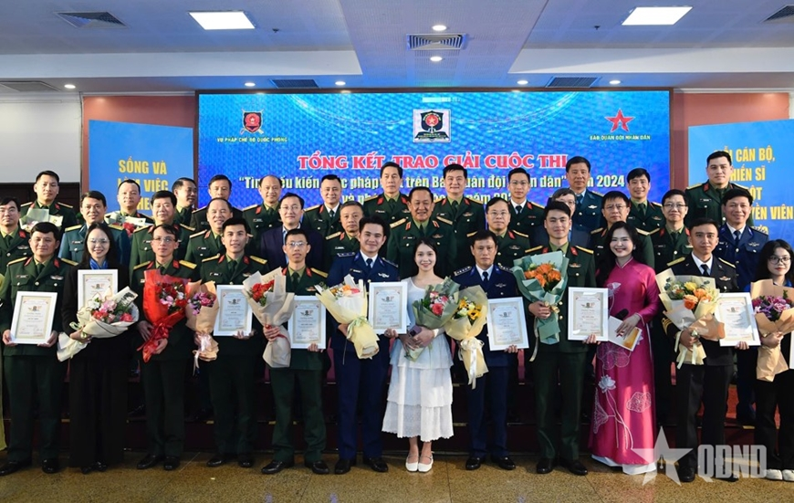 Tổng kết, trao giải Cuộc thi “Tìm hiểu kiến thức pháp luật trên Báo Quân đội nhân dân” năm 2024 và phát động cuộc thi năm 2025